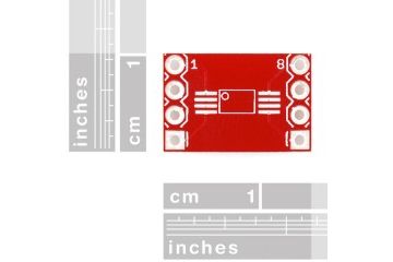 breakout boards  SPARKFUN SparkFun SSOP to DIP Adapter - 8-Pin, spark fun 00497