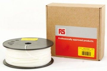 dodatki RS PRO 1.75mm 3D Printer Filament Natural, 300g Flexible, 832-0548
