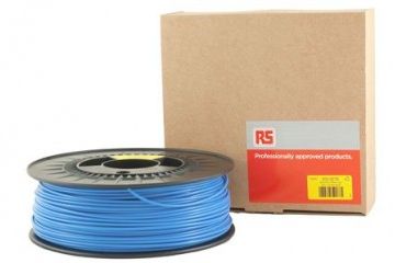 dodatki RS PRO 2.85mm 3D Printer Filament Blue, 1kg PLA, 832-0276