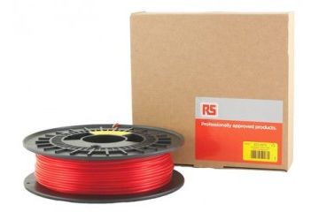 dodatki RS PRO 2.85mm 3D Printer Filament Red, 500g ABS-Pro, 832-0573
