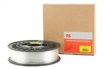 dodatki RS PRO 2.85mm 3D Printer Filament Clear, 500g PLA, 832-0624
