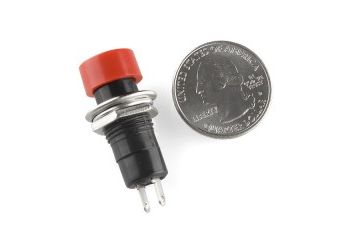 buttons and switches SPARKFUN Locking Button - Medium Red Panel Mount, Sparkfun, COM-09808