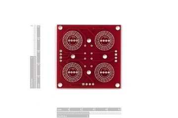 buttons and switches SPARKFUN Button Pad 2x2 - Breakout PCB, Sparkfun, COM-09277