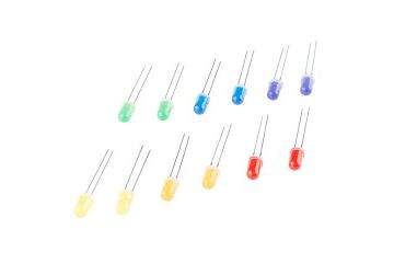 LEDs SPARKFUN LED Rainbow Pack - 5mm PTH, Sparkfun, COM-12903