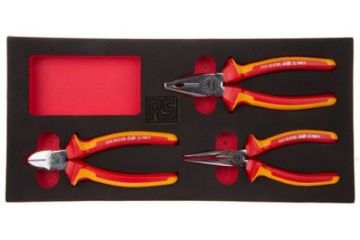 cutters RS PRO 3 Piece 1000V Insulated Plier Set, RS Pro, 833-5931