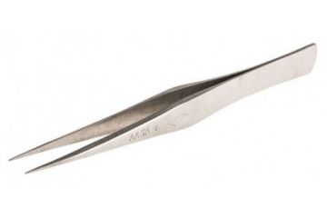 tweezers EREM BY WELLER 125 mm Anti-Magnetic Stainless Steel Straight Pointed Tweezers, Erem by Weller, AASASL