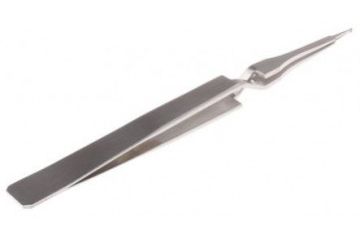 tweezers EREM BY WELLER 115 mm Anti-Magnetic Stainless Steel Bent Tweezers, Erem by Weller, 102ACAX