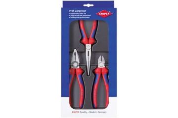 cutters KNIPEX 3 Piece Chrome Vanadium Steel Plier Set, Knipex, 00 20 11