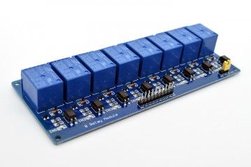 breakout boards  ADEEPT 5V 8 Channel Relay Module with Optocoupler, Adeept, ADM011