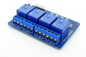 breakout boards  ADEEPT 5V 4 Channel Relay Module with Optocoupler, Adeept, ADM010