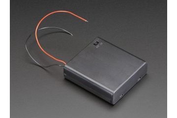 battery holders ADAFRUIT 4 x AA Battery Holder with On-Off Switch, Adafruit, 830