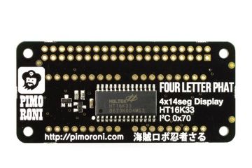 HATs PIMORONI Four Letter pHAT, Pimoroni PIM266