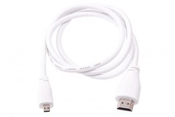 kabli RASPBERRY PI Micro-HDMI to HDMI Cable 1m, White, T7689AX