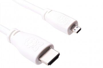 kabli RASPBERRY PI Micro-HDMI to HDMI Cable 1m, White, T7689AX