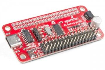 HATs RASPBERRY PI SparkFun Servo pHAT for Raspberry Pi, Sparkfun, DEV-15316