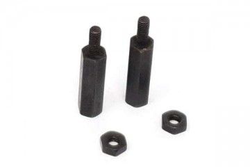 HATs ADAFRUIT Brass M2.5 Standoffs for Pi HATs - Black Plated - Pack of 2, Adafruit 2336