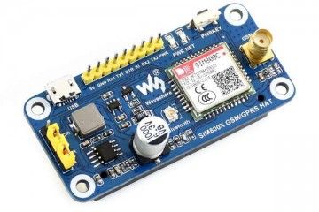 HATs WAVESHARE GSM-GPRS-Bluetooth HAT for Raspberry Pi, Waveshare 16157