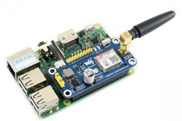 HATs WAVESHARE GSM-GPRS-Bluetooth HAT for Raspberry Pi, Waveshare 16157