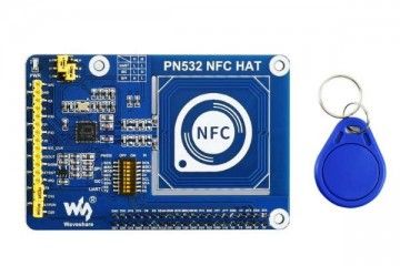 HATs WAVESHARE PN532 NFC HAT for Raspberry Pi, I2C - SPI - UART, Waveshare 16958