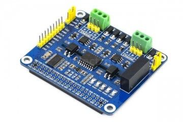 displays, monitors WAVESHARE 2-Channel Isolated RS485 Expansion HAT for Raspberry Pi, Waveshare 17221