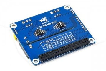 displays, monitors WAVESHARE 2-Channel Isolated RS485 Expansion HAT for Raspberry Pi, Waveshare 17221