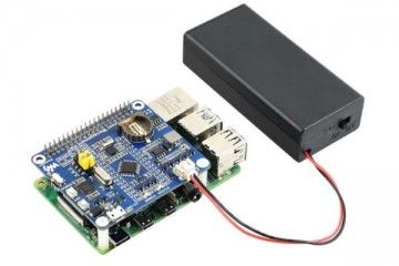 HATs WAVESHARE Power Management HAT for Raspberry Pi, Embedded Arduino MCU and RTC, Waveshare 17210