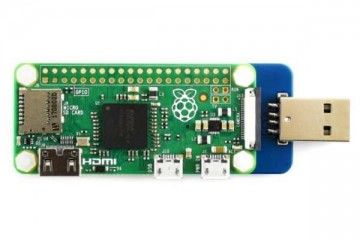 HATs WAVESHARE Pi Zero USB Adapter, Additional USB-A Connector for Zero, Waveshare 15641