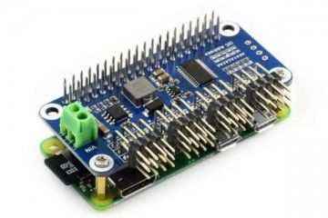 HATs WAVESHARE Servo Driver HAT (B) for Raspberry Pi, 16-Channel, 12-bit, I2C, Waveshare 17035