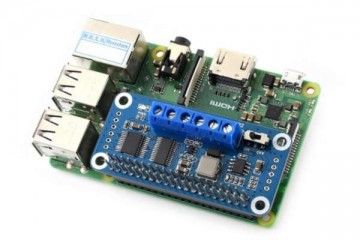 HATs WAVESHARE Motor Driver HAT for Raspberry Pi, I2C Interface, Waveshare 15364