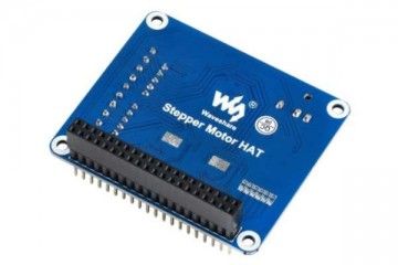 HATs WAVESHARE Stepper Motor HAT for Raspberry Pi, Drives Two Stepper Motors, Waveshare 15669