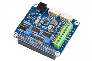 HATs WAVESHARE Stepper Motor HAT for Raspberry Pi, Drives Two Stepper Motors, Waveshare 15669