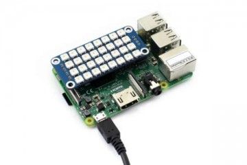 HATs WAVESHARE True color RGB LED HAT for Raspberry Pi, colorful display, Waveshare 12725