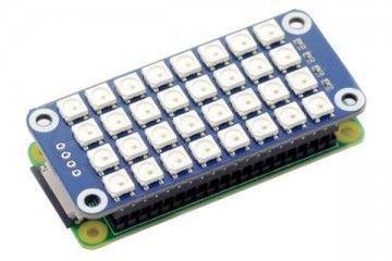 HATs WAVESHARE True color RGB LED HAT for Raspberry Pi, colorful display, Waveshare 12725