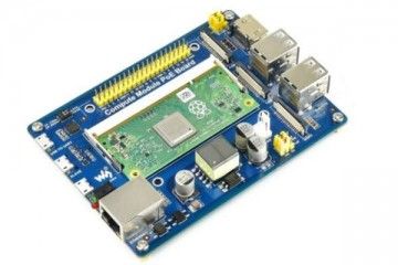 HATs WAVESHARE Compute Module IO Board with PoE Feature, for Raspberry Pi CM3 or CM3L or CM3+ or CM3+L, Waveshare 16664