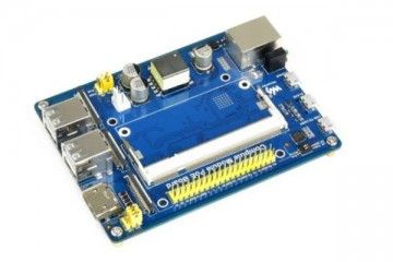 HATs WAVESHARE Compute Module IO Board with PoE Feature, for Raspberry Pi CM3 or CM3L or CM3+ or CM3+L, Waveshare 16664