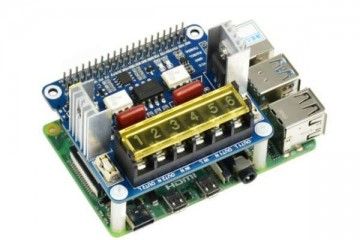 HATs WAVESHARE 2-CH Triac HAT for Raspberry Pi, Integrated MCU, UART - I2C, Waveshare 17852