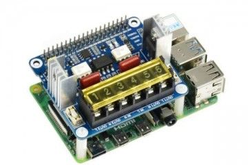 HATs WAVESHARE 2-CH Triac HAT for Raspberry Pi, Integrated MCU, UART - I2C, Waveshare 17852