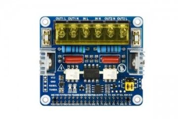 HATs WAVESHARE 2-CH Triac HAT for Raspberry Pi, Integrated MCU, UART - I2C, Waveshare 17852