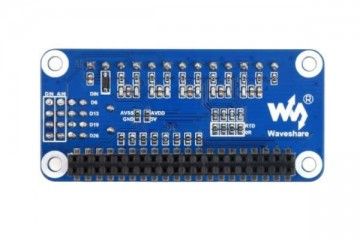 HATs WAVESHARE High-Precision AD HAT For Raspberry Pi, ADS1263 10-Ch 32-Bit ADC, Waveshare 18983