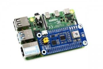 HATs WAVESHARE MAX-7Q GNSS HAT for Raspberry Pi, GPS, GLONASS, QZSS, SBAS, Waveshare 18234