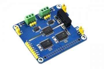 HATs WAVESHARE 2-Channel Isolated CAN Expansion HAT for Raspberry Pi, Dual Chips Solution, Waveshare 17912