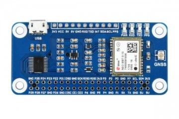 HATs WAVESHARE NEO-M8T GNSS TIMING HAT for Raspberry Pi, Single-Satellite Timing, Concurrent Reception of GPS, Beidou, Galileo, GLONASS. Waveshare 18294