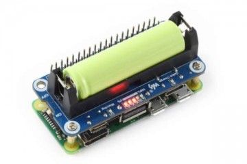 HATs WAVESHARE Li-ion Battery HAT for Raspberry Pi, 5V Output, Quick Charge, Waveshare 15141