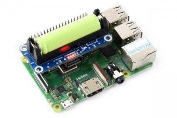 HATs WAVESHARE Li-ion Battery HAT for Raspberry Pi, 5V Output, Quick Charge, Waveshare 15141