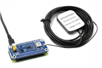 HATs WAVESHARE MAX-M8Q GNSS HAT for Raspberry Pi, Multi-constellation Receiver Support, GPS, Beidou, Galileo, GLONASS, Waveshare 18233