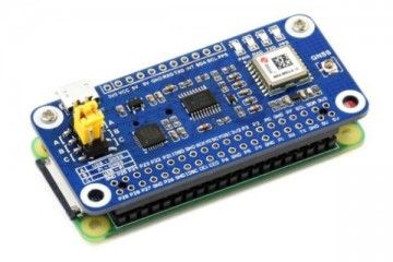 HATs WAVESHARE MAX-M8Q GNSS HAT for Raspberry Pi, Multi-constellation Receiver Support, GPS, Beidou, Galileo, GLONASS, Waveshare 18233