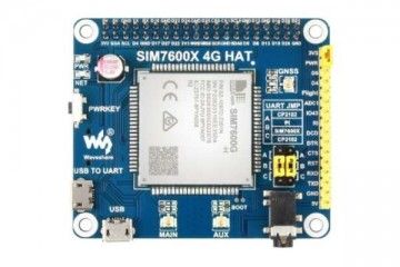 HATs WAVESHARE SIM7600G-H 4G HAT For Raspberry Pi, LTE Cat-4 4G - 3G - 2G Support, GNSS Positioning, Global Band, Waveshare 17372