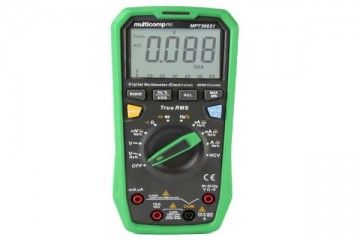 multimetri MULTICOMP PRO Handheld Digital Multimeter, 1000V@10A AC/DC, 60MR, 60mF, 10MHz, True RMS, NCV, Diode, MULTICOMP PRO MP730651