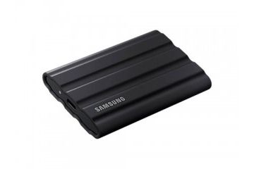 diski SSD SAMSUNG  Zunanji SSD 2TB Type-C USB 3.2 Gen2 NVMe, IP65, Samsung T7 Shield, črn, MU-PE2T0S