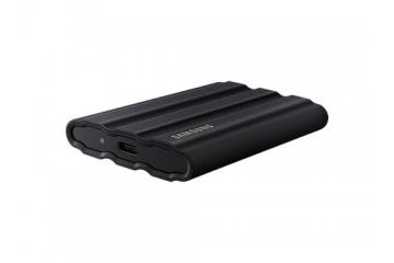 diski SSD SAMSUNG  Zunanji SSD 2TB Type-C USB 3.2 Gen2 NVMe, IP65, Samsung T7 Shield, črn, MU-PE2T0S